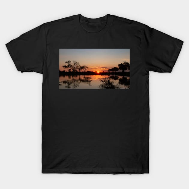 African Sunset T-Shirt by Memories4you